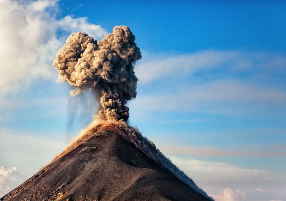 erupção vulcânica erupção vulcânica