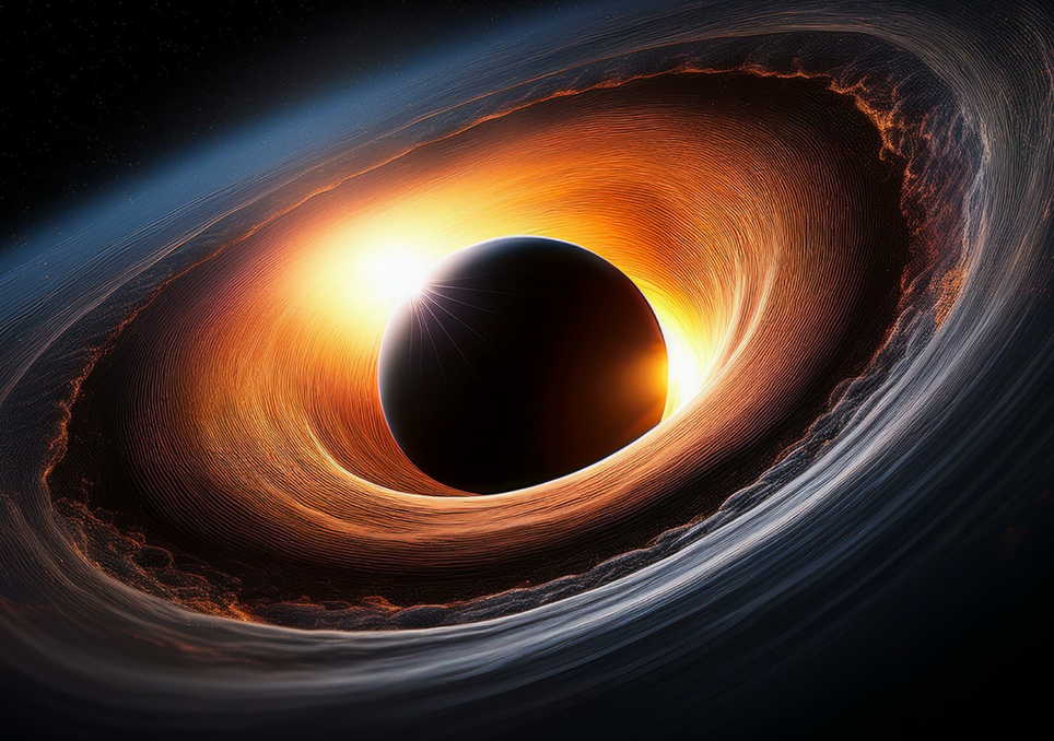 Universo pode ter sido formado após o colapso de um buraco negro em um Universo ainda maior. Universo pode ter sido formado após o colapso de um buraco negro em um Universo ainda maior.