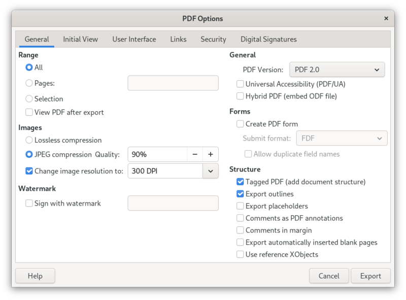 LibreOffice 25.8 agora exporta em PDF 2.0