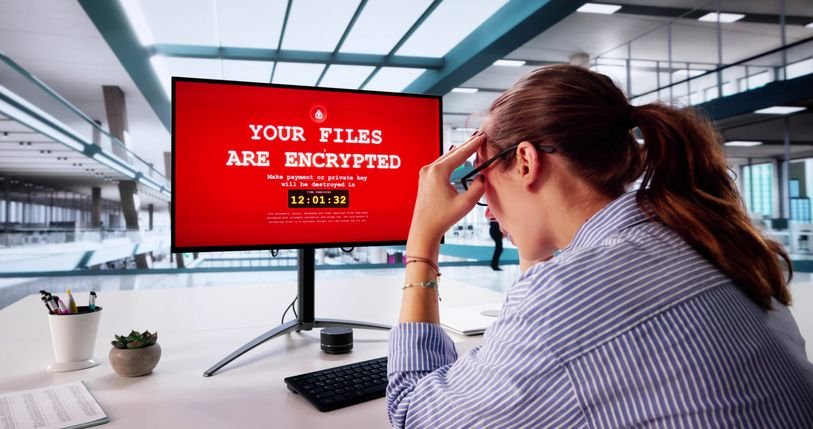 computador-com-mensagem-de-resgate-de-ransowmare