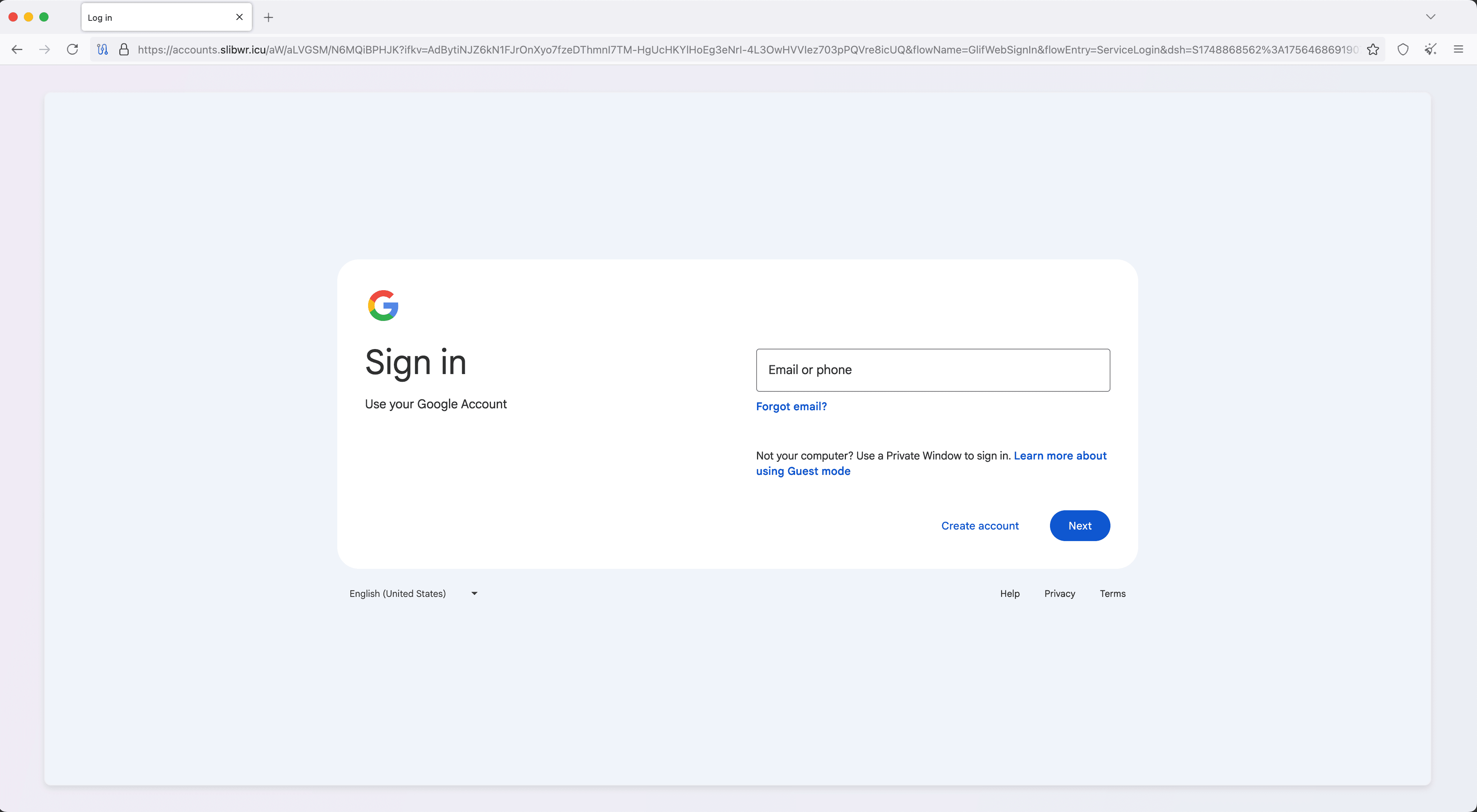 pagina-falsa-de-login-do-google