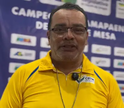 Augusto Souza, presidente da Federação de Tênis de Mesa do Amapá
