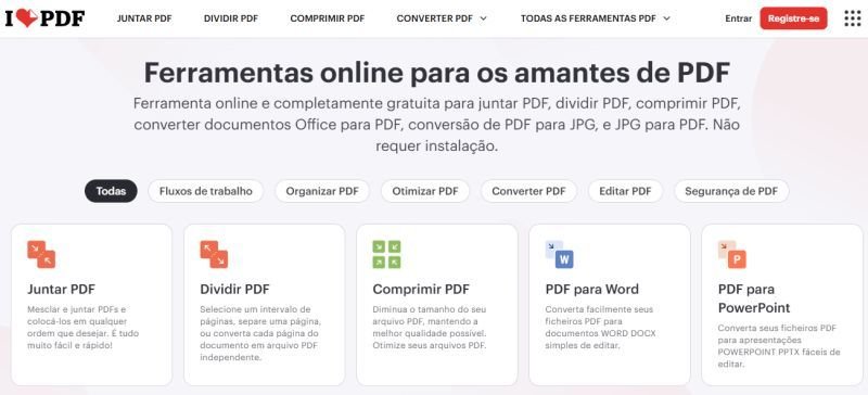 captura-de-tela-do-site-ilovepdf