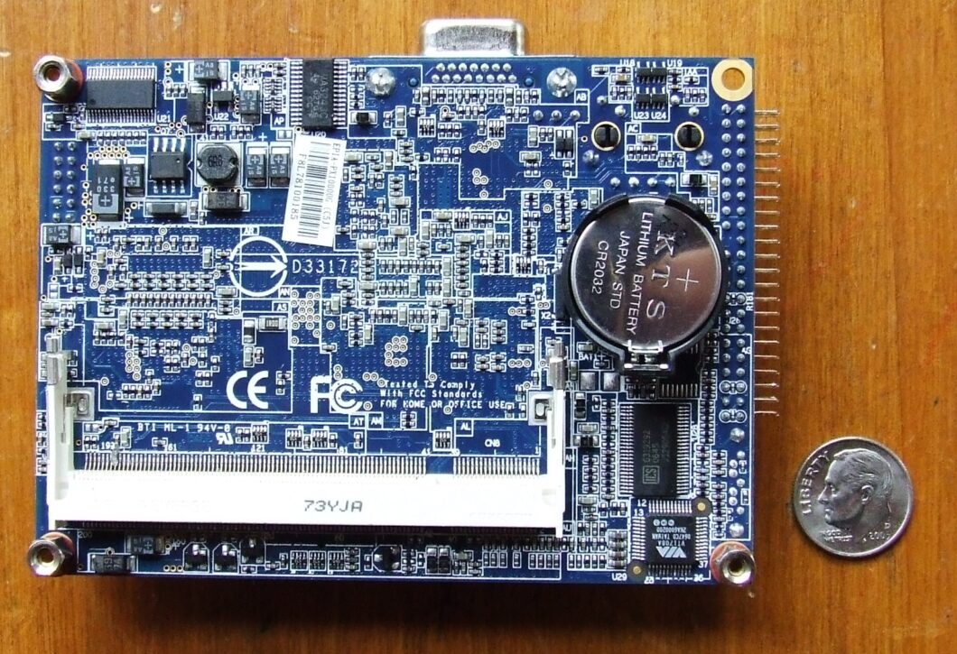 imagem de uma placa-mãe de computador