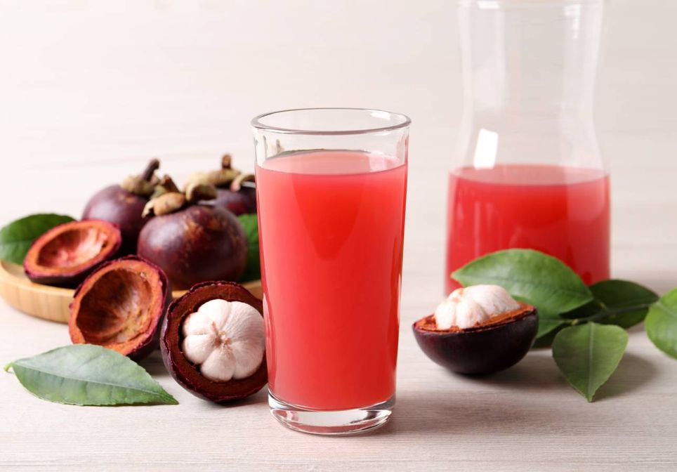 suco da fruta mangostão suco da fruta mangostão