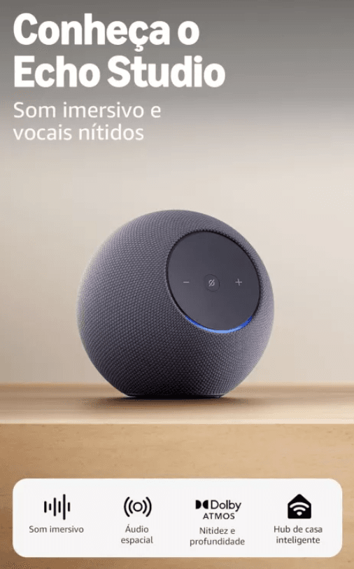 Dispositivo da Amazon, Echo Studio da cor preta
