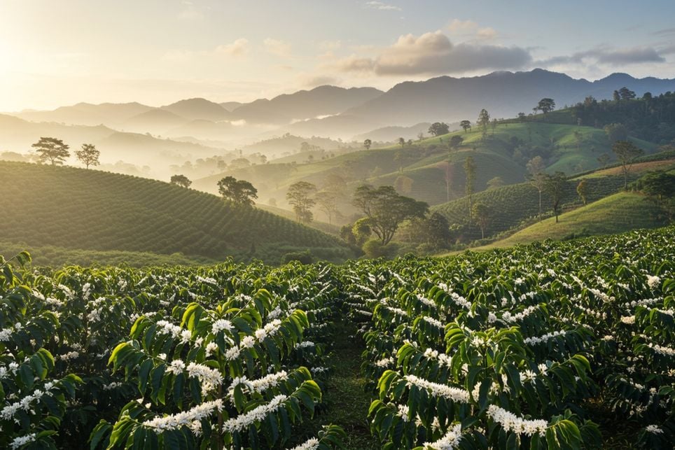 Florada, café, São Paulo