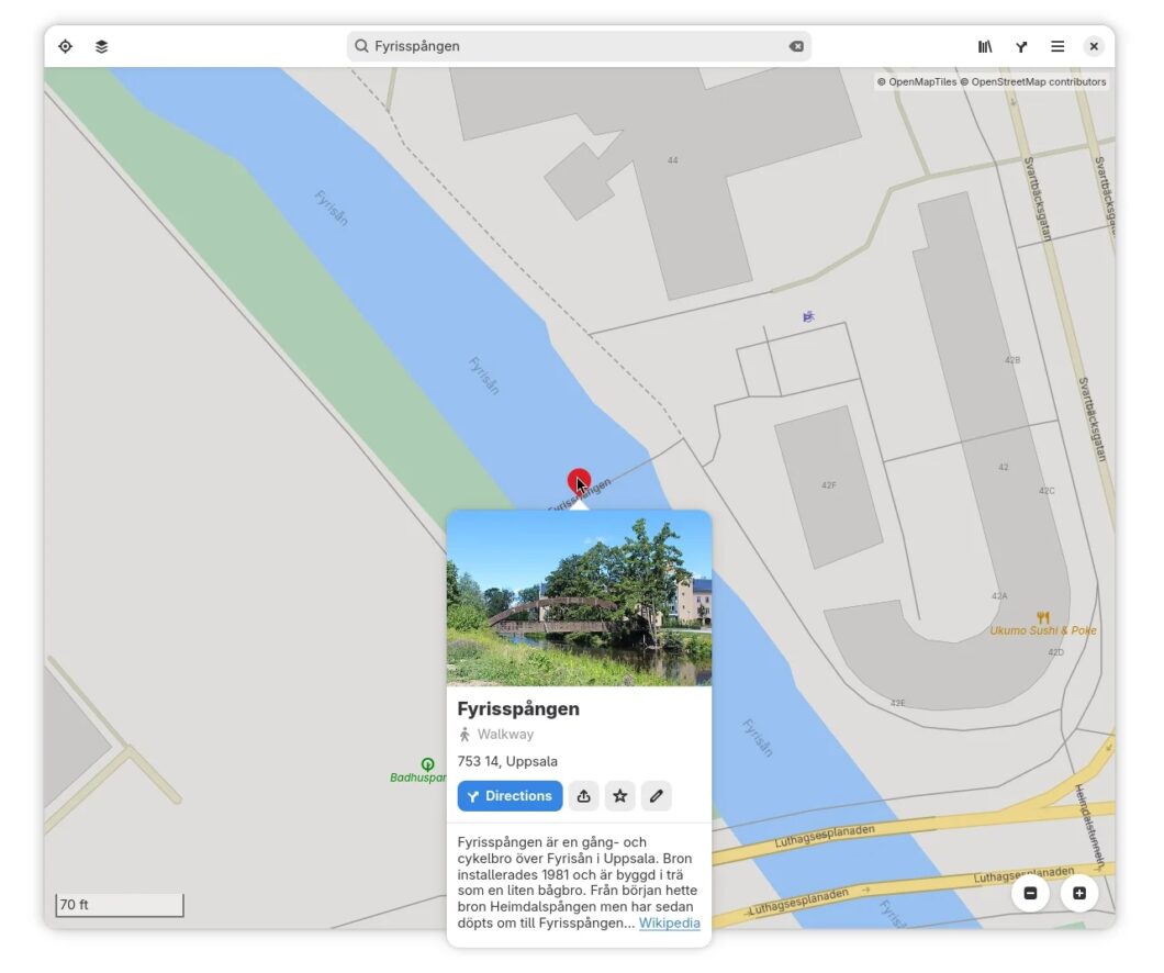 O renovado Gnome Maps