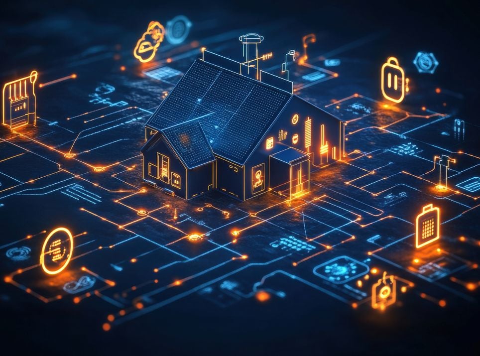 Diagrama de casa inteligente Diagrama de casa inteligente