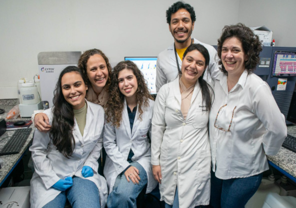 Equipe que atua no Laboratório de Citometria de Fluxo