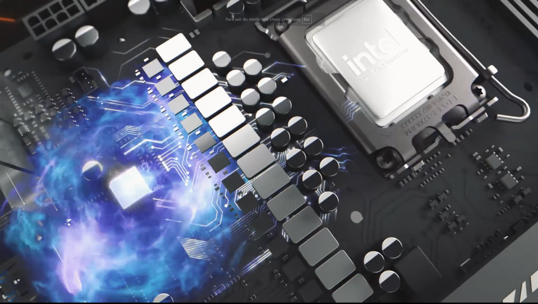 VRM de uma placa-mãe