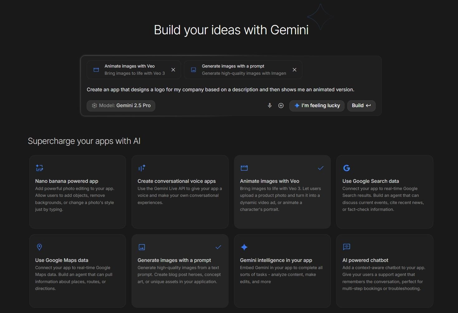 google-ai-studio-build-interface