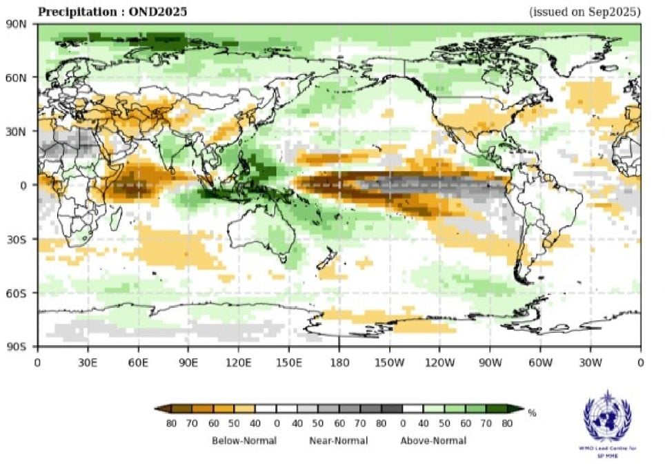 Anomalias da precipitação