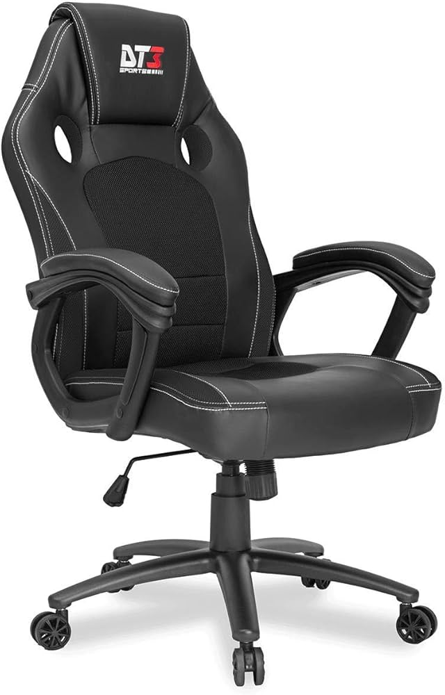 cadeira-gamer-dt3-sports-gt-preta-com-costura-branca-e-apoio-de-bracos-ajustavel