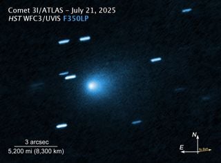 Astrônomos surpresos com o rápido aumento de brilho do cometa interestelar 3I/ATLAS. O que está acontecendo?