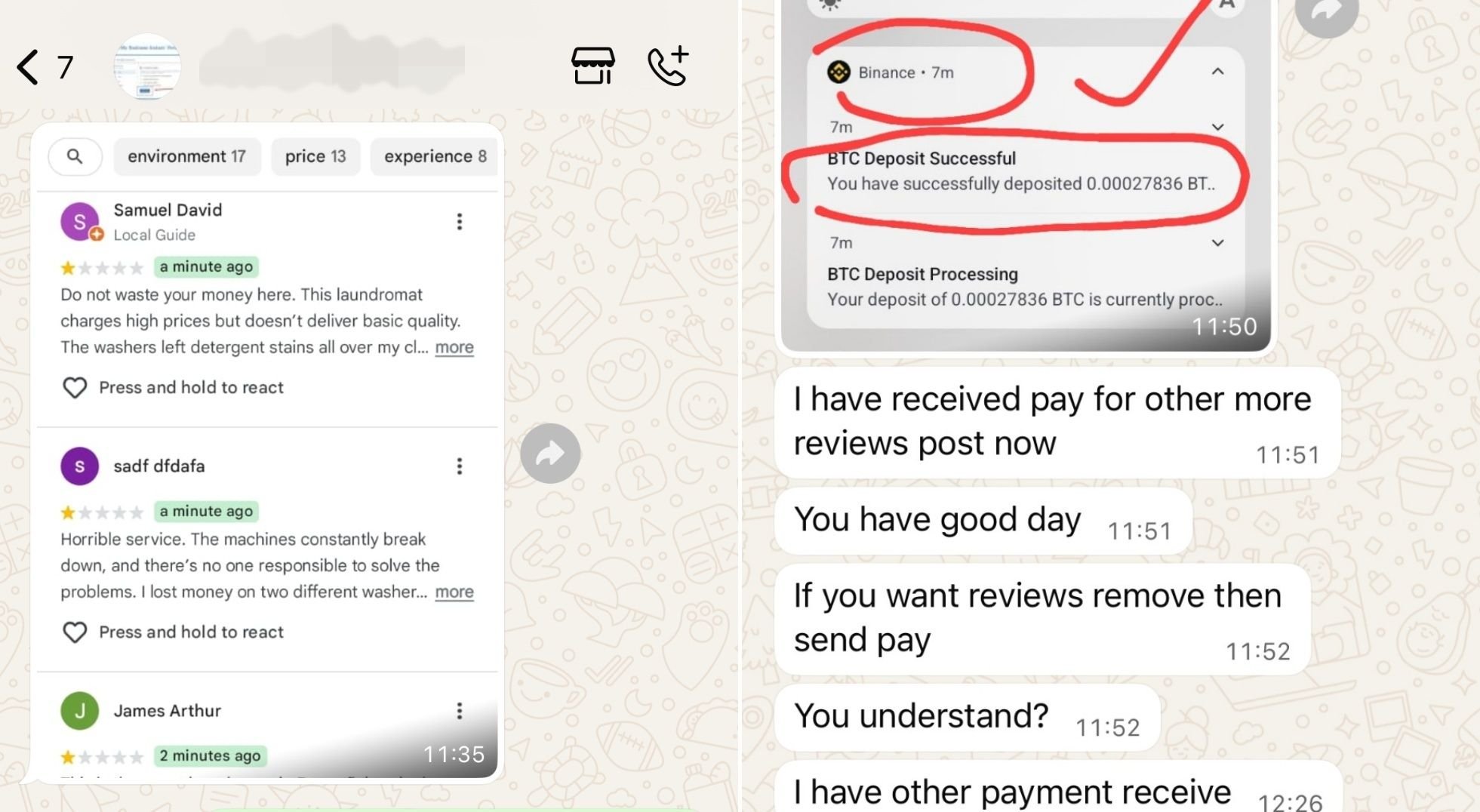 golpe-avaliações-falsas-extorsão-google-maps-whatsapp