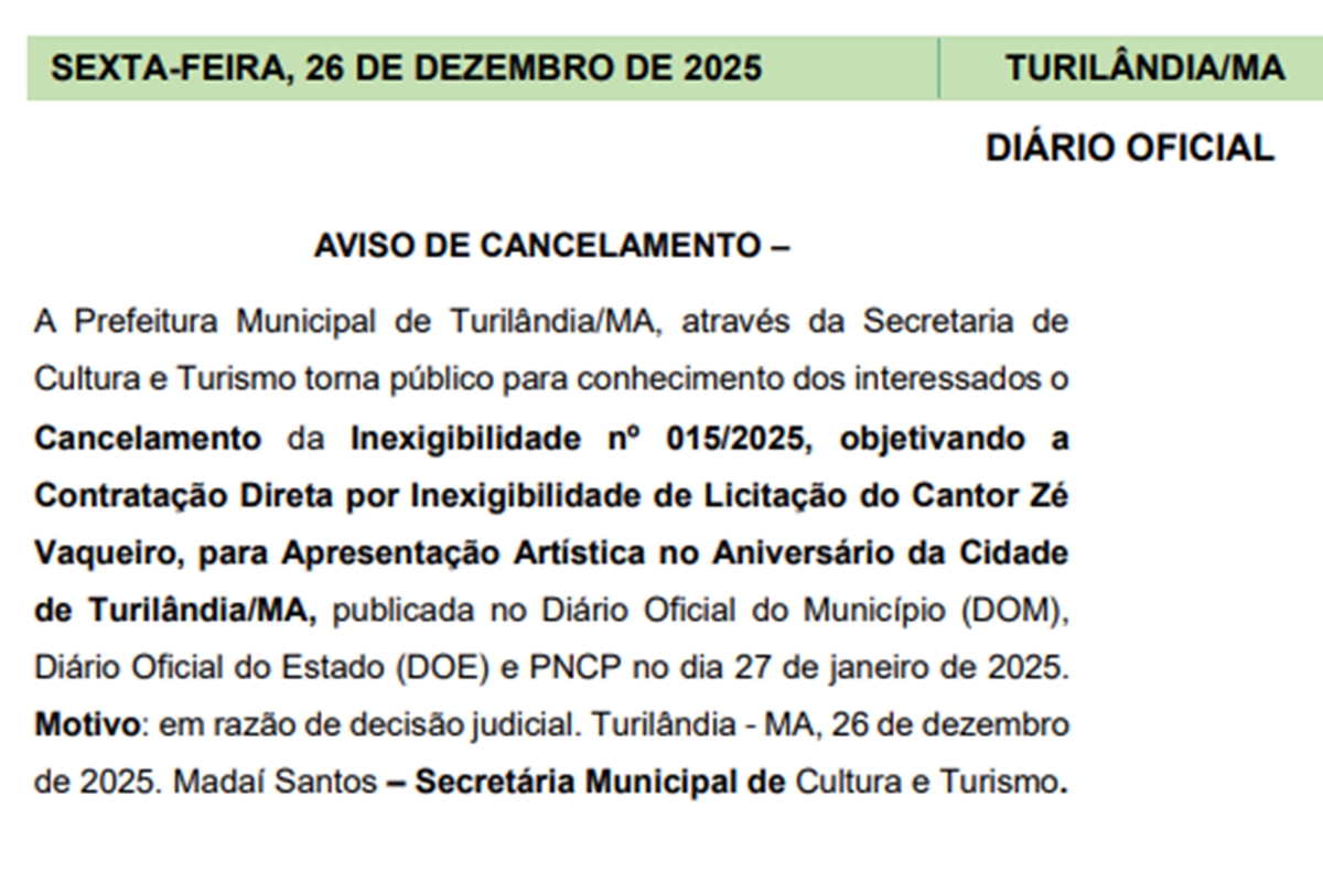 Show de Zé Vaqueiro é cancelado no MA após escândalo de corrupção - imagem 2