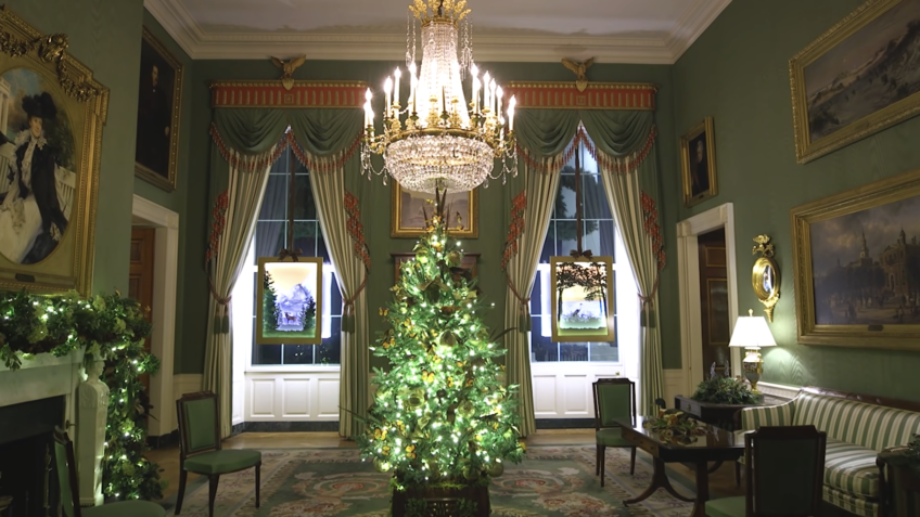 Decoração da Casa Branca em 2020