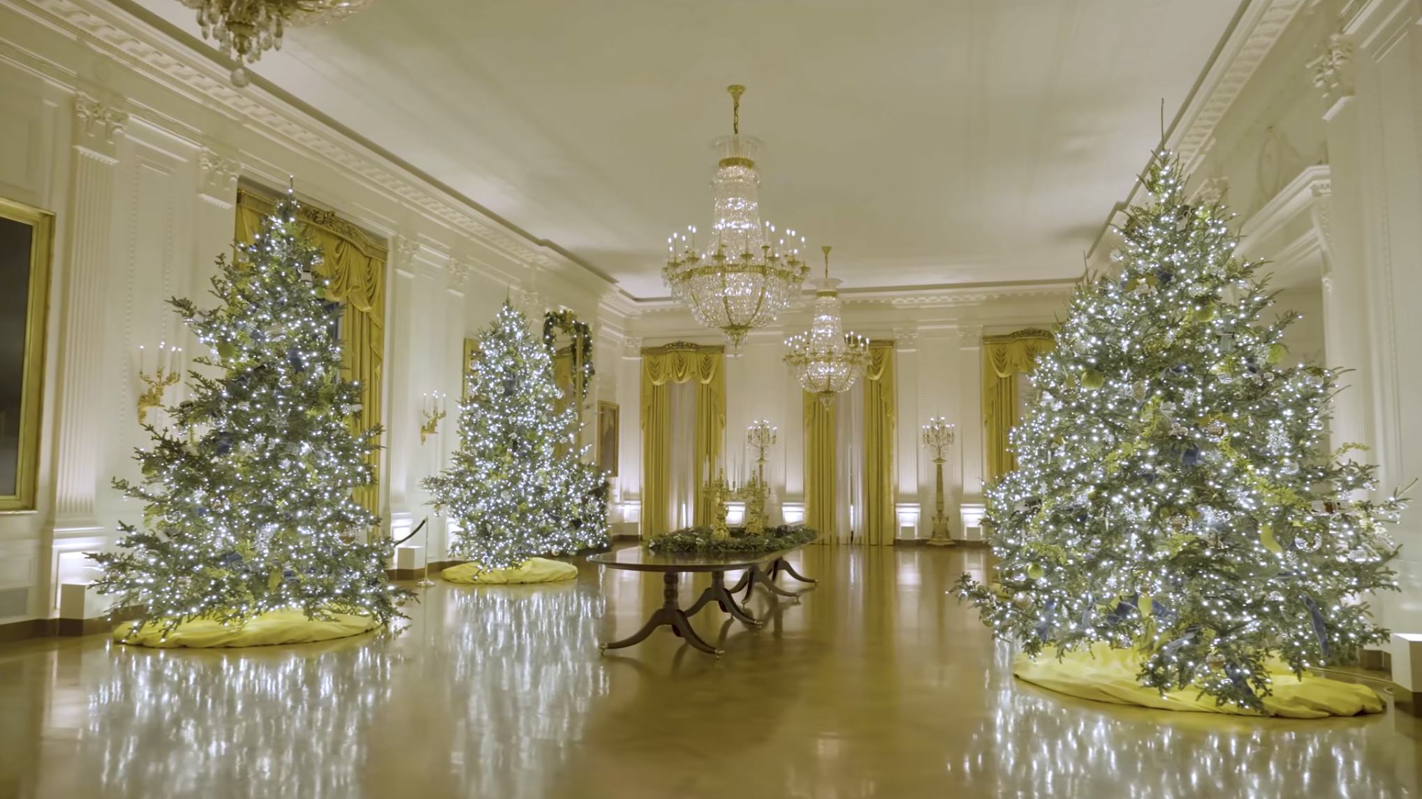 Decoração da Casa Branca em 2020