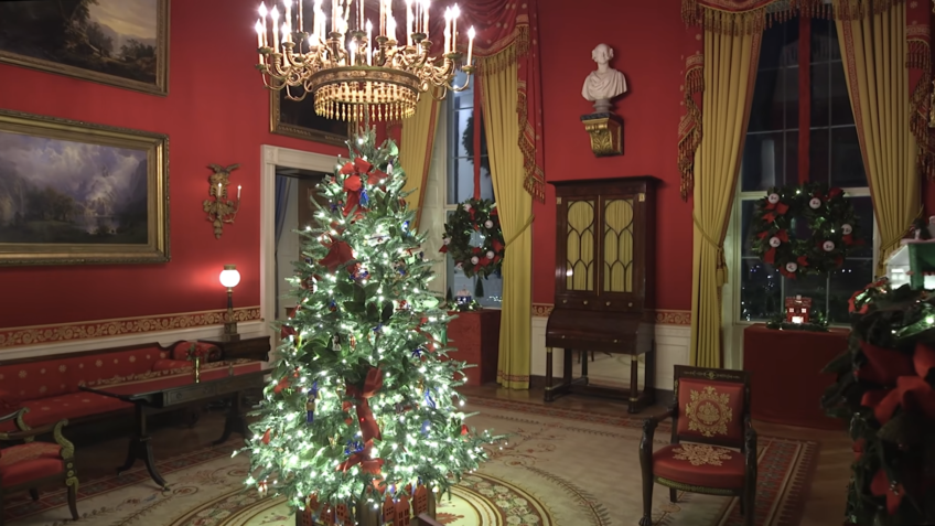 Decoração da Casa Branca em 2020