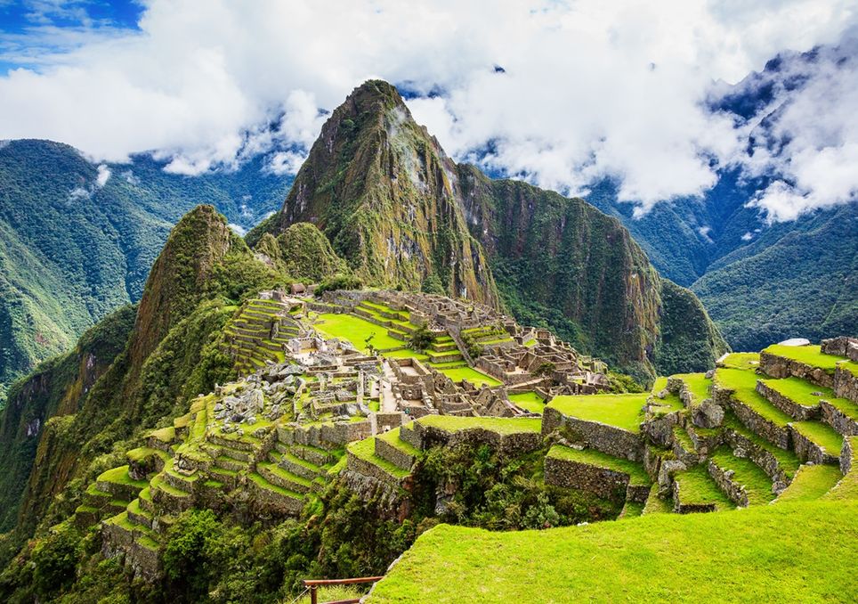 Machu Picchu, na Trilha Inca, Peru.