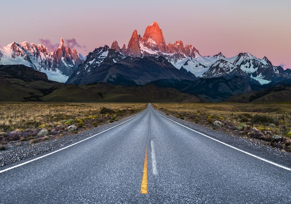 Monte Fitz Roy, Rota 40, El Chaltén