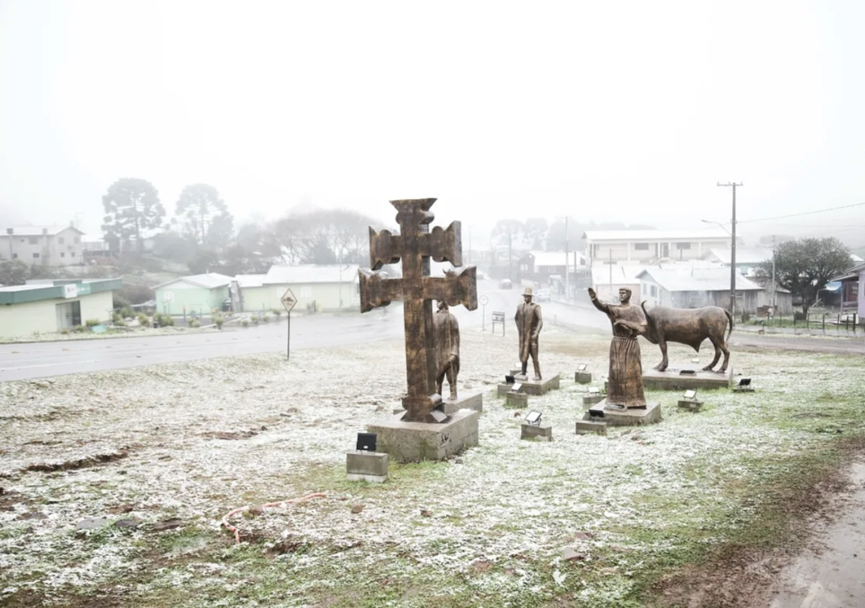 Neve em São José dos Ausentes (RS). Créditos: Reprodução/Prefeitura de São José dos Ausentes. Neve em São José dos Ausentes (RS). Créditos: Reprodução/Prefeitura de São José dos Ausentes.