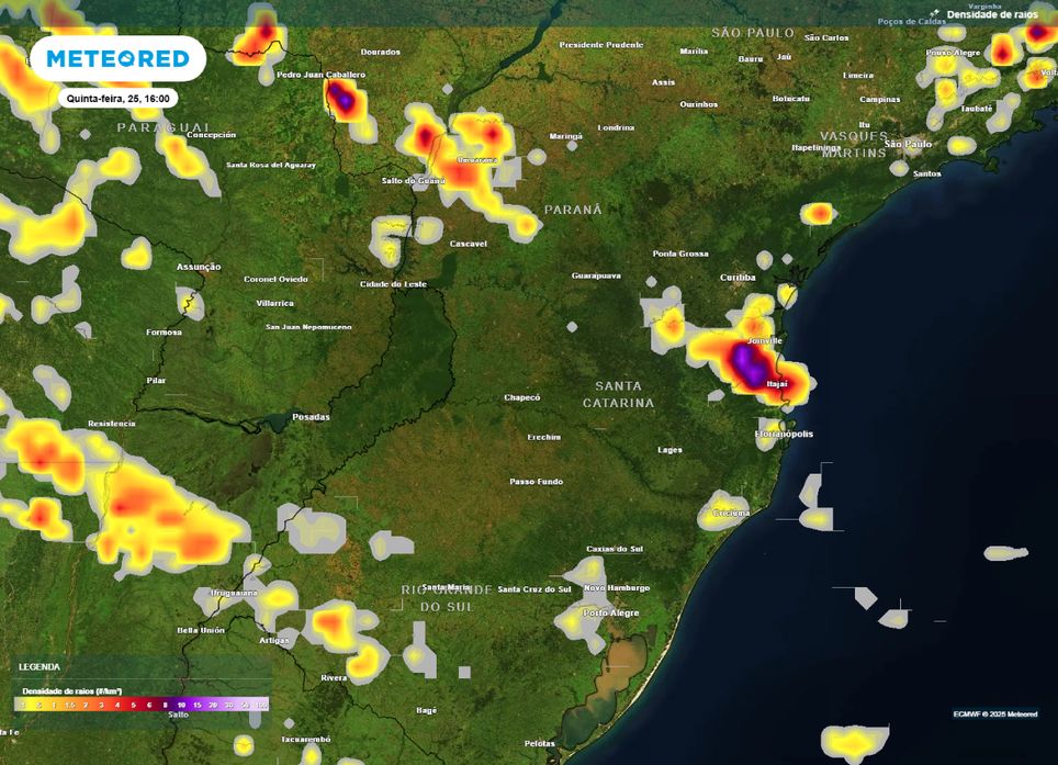 alerta de tempestades