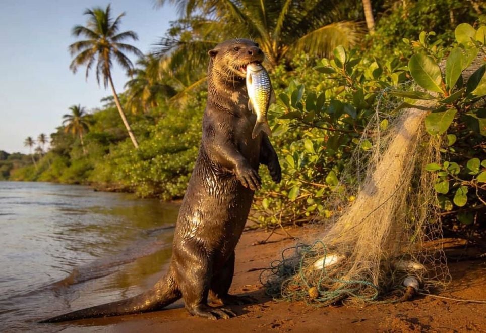 Manter essas populações saudáveis é vital para o equilíbrio ecológico de todo o bioma amazônico - (Imagem gerada por inteligência artificial-ChatGPT/Olhar Digital) Manter essas populações saudáveis é vital para o equilíbrio ecológico de todo o bioma amazônico - (Imagem gerada por inteligência artificial-ChatGPT/Olhar Digital)