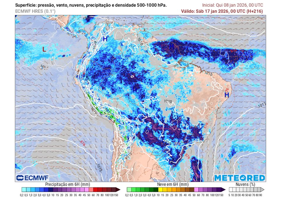 Previsão de chuvas no sábado da semana que vem (17 de janeiro). Previsão de chuvas no sábado da semana que vem (17 de janeiro).