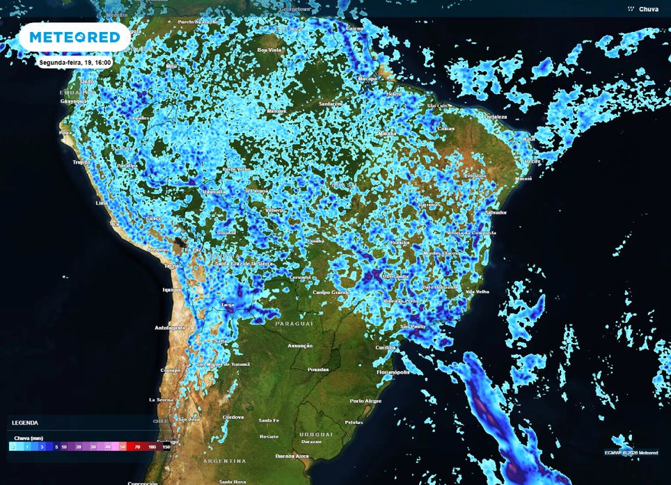 alerta de chuvas intensas e de tempestades