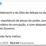 Faltou o carro da Odebrecht, diz Moro sobre desfile pró-Lula