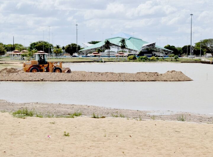 Restaurante começa a ser construído no lago do Parque Anauá; veja como vai ficar