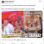 Internautas comparam Lula e Bolsonaro e ironizam ex-presidente