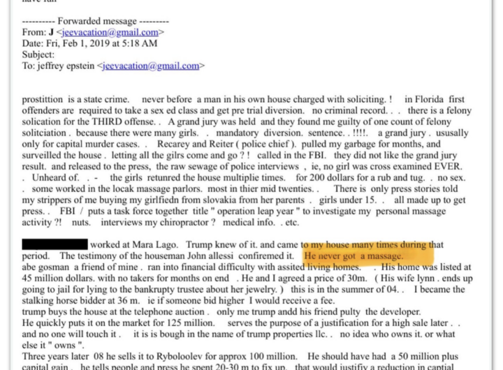 Trump diz que vai processar escritor por caso Epstein