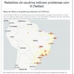 Usuários do X enfrentam instabilidade na manhã desta 2ª feira
