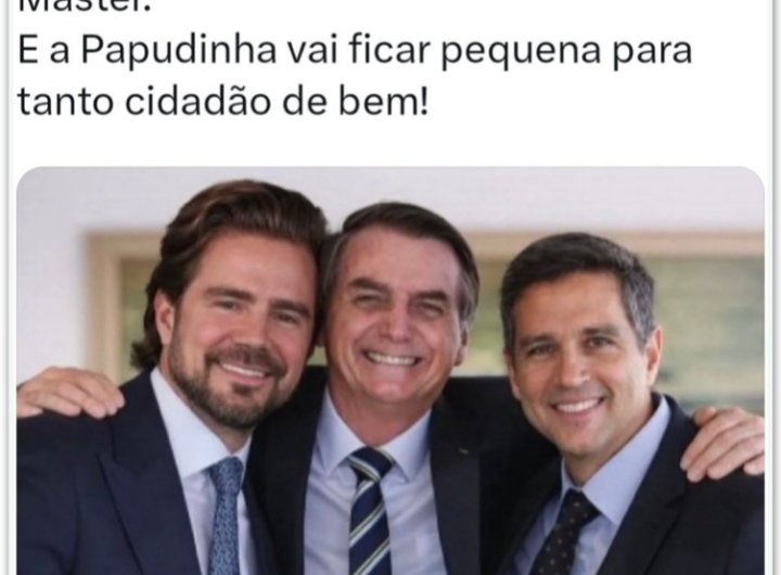 Justiça manda petista se retratar por montagem com Bolsonaro e Vorcaro