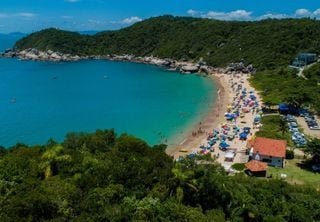 Praia de águas cristalinas em SC é um verdadeiro refúgio para quem quer natureza e tranquilidade; conheça