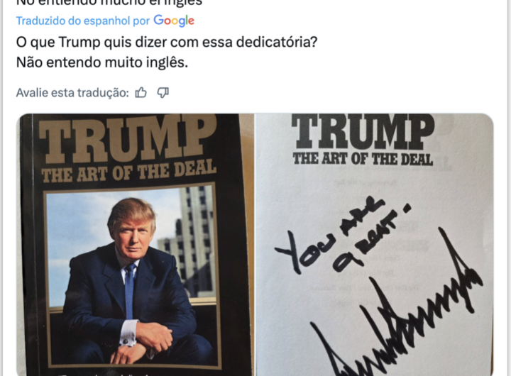 Trump presenteia livro com dedicatória a Petro: “Você é ótimo”