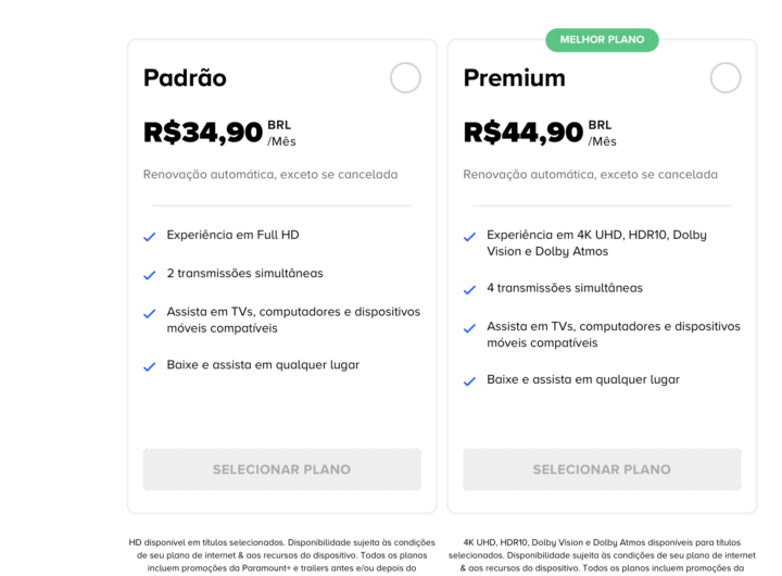 Paramount+ aumenta preços de assinaturas em até 82% no Brasil