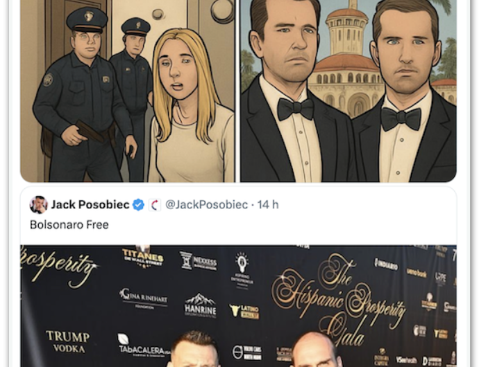 Bolsonaros passam o que Trump teria vivido sem reeleição, diz Eduardo