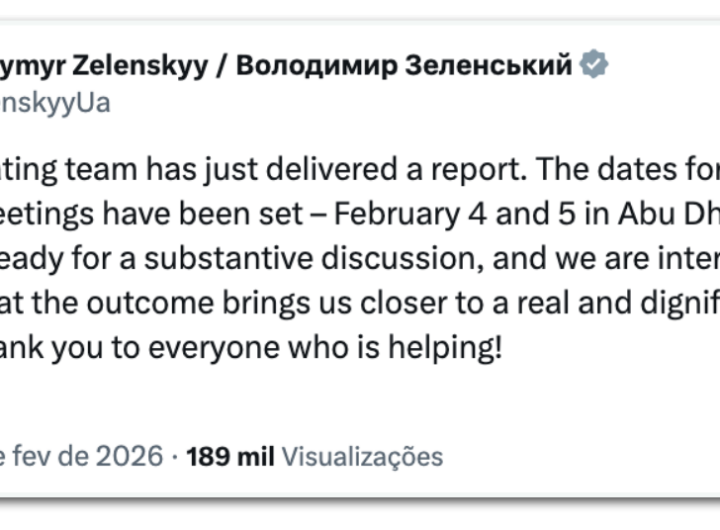 Zelensky anuncia nova reunião com EUA e Rússia