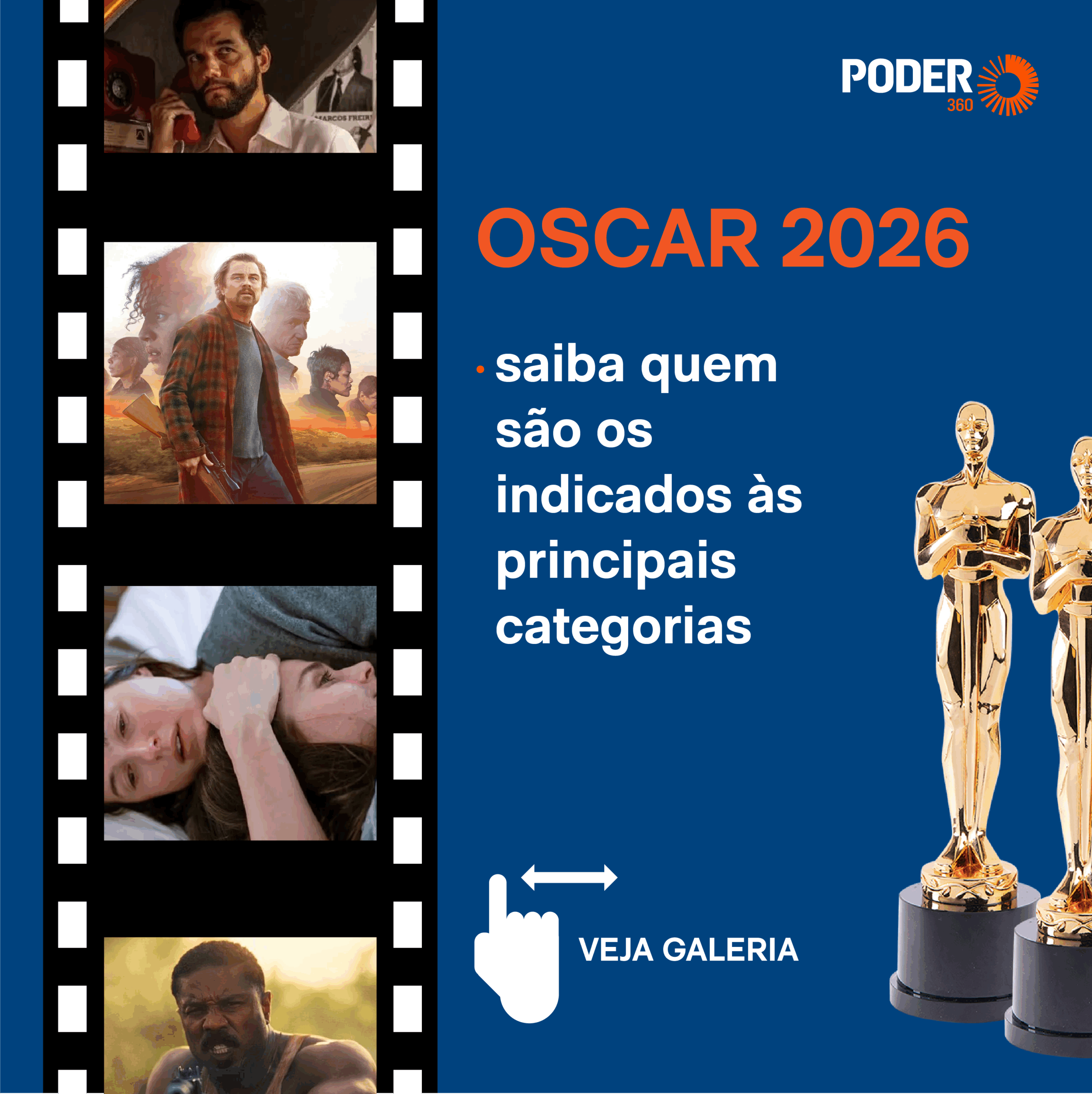 Saiba quem são os indicados às principais categorias do Oscar 2026