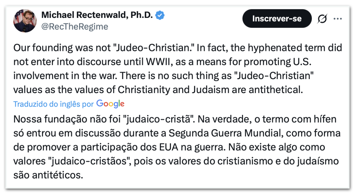 Publicação de Michael Rectenwald