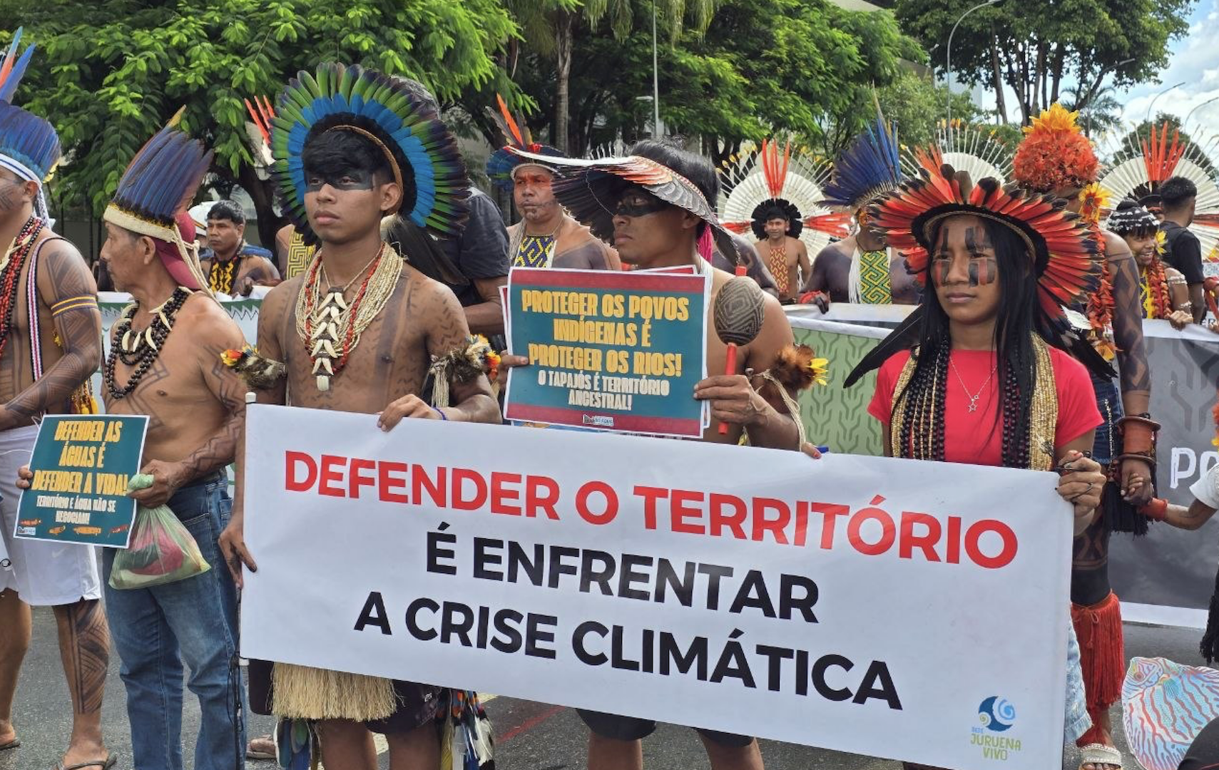 Indígenas cobram demarcação das terras |Reprodução/9.abr.2026